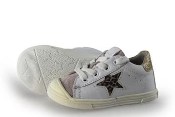 Jopper Sneakers Jongens in maat 20 Wit, Verzenden, Schoenen, Zo goed als nieuw, Jongen of Meisje