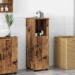 vidaXL Badkamer Kast Oud Hout 30 x 35 x 95 cm Bewerkt hout &, Verzenden, Nieuw