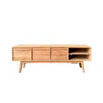 Teak-tv-meubel met 3 deurenTV meubels, Ophalen of Verzenden, Nieuw