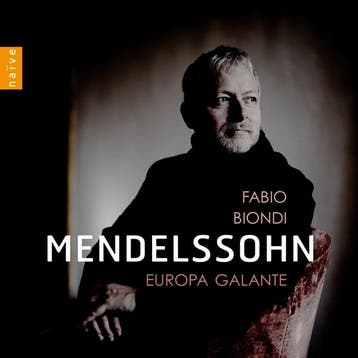 cd - europa galante fabio biondi - MENDELSSOHN ORCHESTRAL..., Verzenden, Zo goed als nieuw