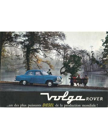 1961 GAZ M21 VOLGA DIESEL BROCHURE FRANS, Nieuw, Author