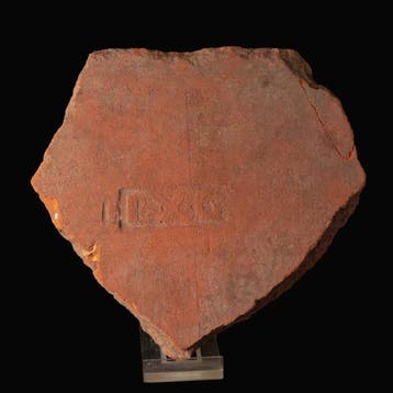 Oud-Romeins Terracotta Legio X Gemina Tegula, LXG-stempel