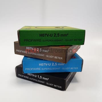 VD Nexans draad ACTIE Pakket 400 meter H07V-U Profwire, Ophalen of Verzenden, Nieuw, Groepenkast
