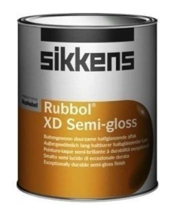 Sikken s Rubbol XD Semi Gloss - 1 Liter - alleen lichte k..., Overige kleuren, Nieuw, Ophalen of Verzenden, Lak