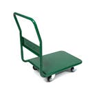 Plateauwagen PP150S 150 kg met duwbeugel, plateau 670x500 mm, Nieuw