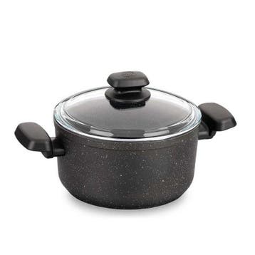 Korkmaz Ornella Braadpan 20 cm – Aluminium Pan 3L Met Deksel, Ophalen of Verzenden, Nieuw