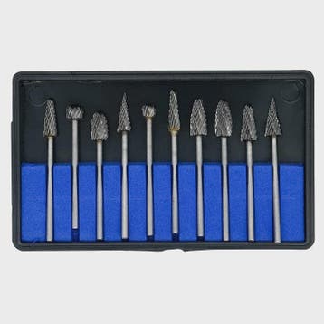 10-delige Set Tandheelkundige Carbide Frezen - Universeel Sl, Verzenden, Nieuw