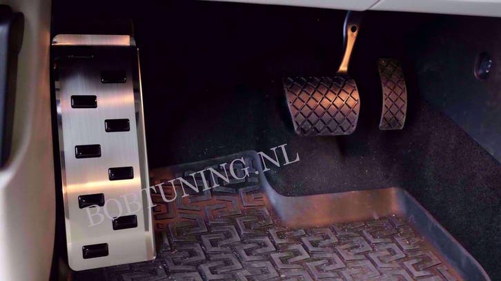 Rvs voetsteun plaat Mazda 2 2008-2014, Auto-onderdelen, Carrosserie en Plaatwerk, Nieuw, Ophalen of Verzenden