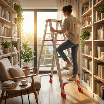 Aluminium Ladder 150kg | Antislip Treden | Laatste Stuks!, Nieuw, Ophalen of Verzenden, Ladder, Opvouwbaar of Inschuifbaar