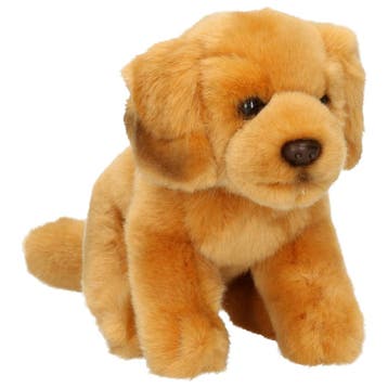 Golden Retriever knuffel hond - pluche - 15 cm - lichtbruin, Verzenden, Nieuw