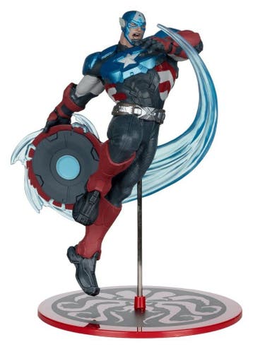Marvel Rivals Collection 1/10 Action Figure Captain Ameri..., Ophalen of Verzenden, Nieuw