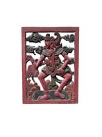 Hanuman - oud gehouwen paneel - Bali - Indonesië (Zonder