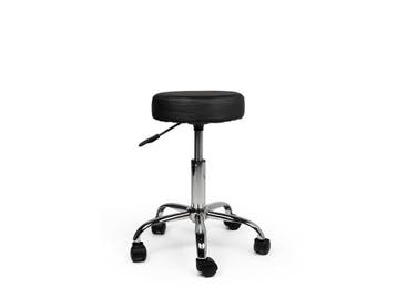 Tabouret Zwart - Lage uitvoering, In hoogte verstelbaar, Nieuw, Kunststof