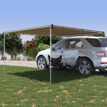 vidaXL Luifel voor camper en caravan 3x3x2,15 m beige, Verzenden, Nieuw, Tot en met 2