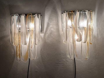 Murano - Plafondlamp (2) - Glas - Murano, Antiek en Kunst