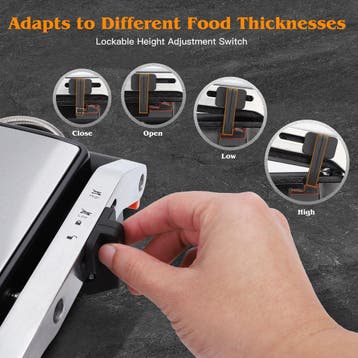 Tosti apparaat - Tosti ijzer - Contactgrill - Grill apparaat, Witgoed en Apparatuur, Contactgrills, Verzenden, Zo goed als nieuw