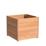Hardhouten plantenbak Sevilla 80x80x71,3cm - Met bodem, Tuin en Terras, Vierkant, Nieuw, 60 tot 100 cm, 60 cm of meer