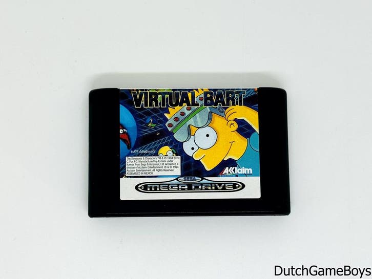 Sega Megadrive - Virtual Bart, Spelcomputers en Games, Games | Sega, Gebruikt, Verzenden