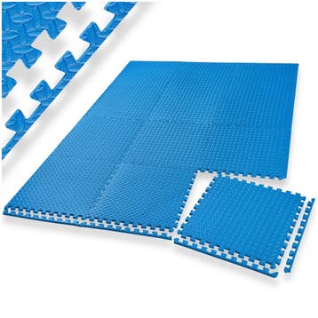 Set van 12 beschermingsmatten - blauw, Verzenden, Nieuw