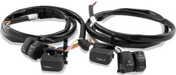 Twin Power 96-06 Big Twin and XL Black Handlebar Switch Kit, Ophalen of Verzenden