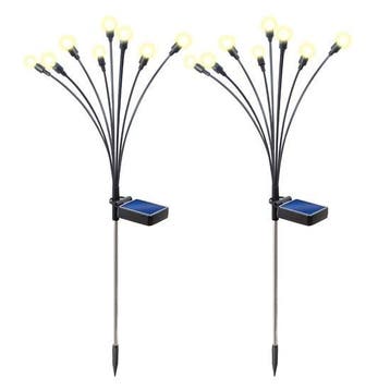 Nexxt Solar tuinlampen set - Vuurvliegjes Effect - Zwart, Tuin en Terras, Verzenden, Nieuw
