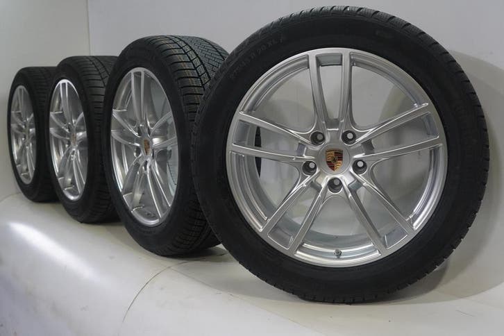 Porsche Cayenne Coupé 20 inch velgen Continental Winterbande, Auto-onderdelen, Banden en Velgen, Velg(en), Gebruikt, 20 inch, Winterbanden
