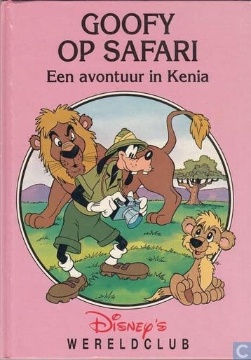 Goofy op safari / Disneys wereldclub / 19 - Disney, Verzenden, Zo goed als nieuw, Disney