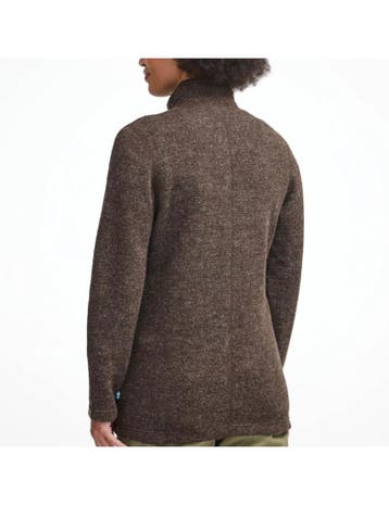 Ivanhoe dames wollen full-zip vest NLS Twig Long Chocolat..., Kleding | Dames, Ivanhoe of Sweden, Verzenden, Nieuw, Bruin