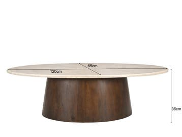 Brix Bottecino Oval 120cm-31507, Ophalen of Verzenden, Nieuw