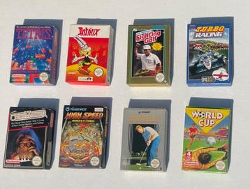 Nintendo - Nes - Lote de 8 Jogos NES PAL B — Coleção Vintage, Nieuw
