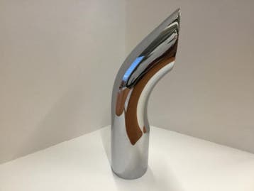 2 inch Verchroomde gebogen sierstuk, Ophalen of Verzenden, Nieuw