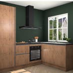 Astoria Eiken greeploze keuken Linz 111964, Huis en Inrichting, Keuken | Complete keukens, Verzenden, Nieuw