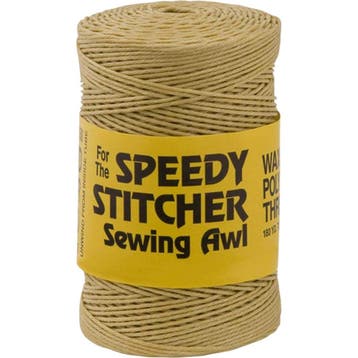Polyester Garen Gewaxt 0.85mm Bruin 165m, Ophalen of Verzenden, Nieuw