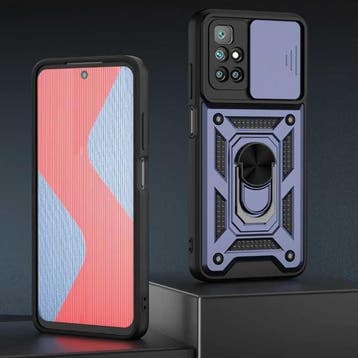 Xiaomi Poco X5 Pro (5G) - Armor Hoesje met Kickstand en, Verzenden, Nieuw