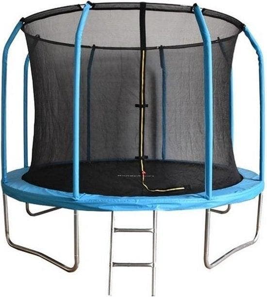 Trampoline 305cm | Blauw | Met Net & Ladder | Scherpe Prijs, Kinderen en Baby's, Speelgoed | Buiten | Trampolines, Nieuw, Ophalen of Verzenden