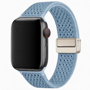 Apple Watch bandje Knit - nylon - lichtblauw - Blauw / 38 ·, Verzenden, Nieuw