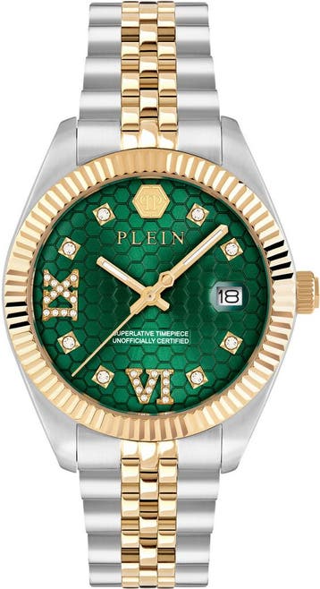 Philipp Plein PWYFA0225 Date Superlative horloge, Overige merken, Staal, Verzenden, Polshorloge