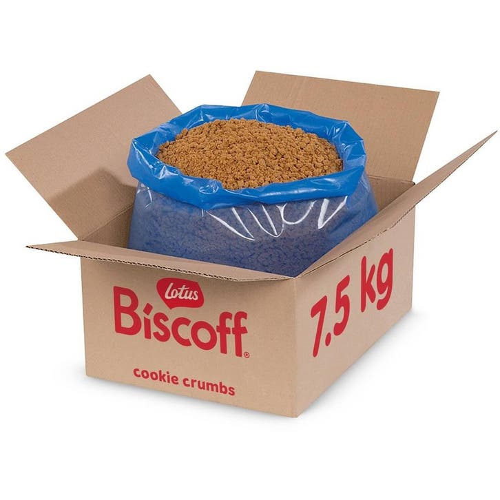 Lotus Biscoff Speculoos Gemalen Crumble 7,5kg, Hobby en Vrije tijd, Taarten en Cupcakes maken, Nieuw, Verzenden