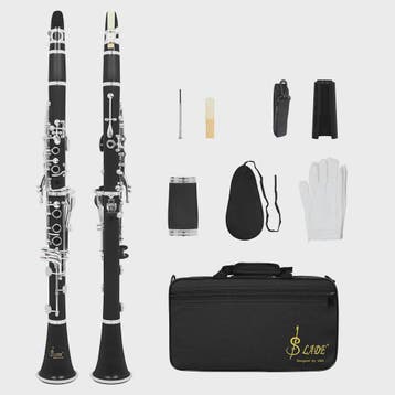 Professionele Bb Klarinet met 17 Toetsen - ABS Body & Comple, Muziek en Instrumenten, Verzenden, Nieuw