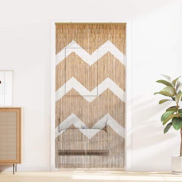 vidaXL Insect Deurgordijn Meerkleurig 100 x 200 cm Bamboe, Verzenden, Nieuw