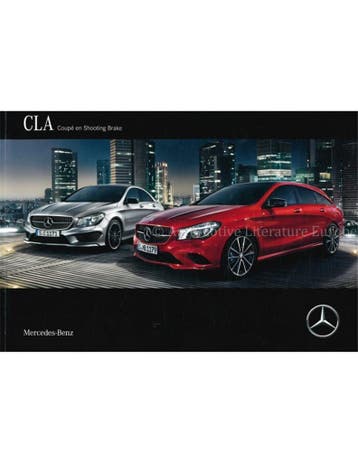 2015 MERCEDES BENZ CLA-KLASSE BROCHURE NEDERLANDS, Nieuw, Author