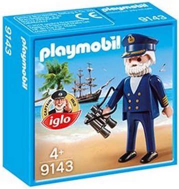 Playmobil Kapitein Iglo Figuur met Verrekijker - 9143 (Nieuw, Verzenden, Nieuw