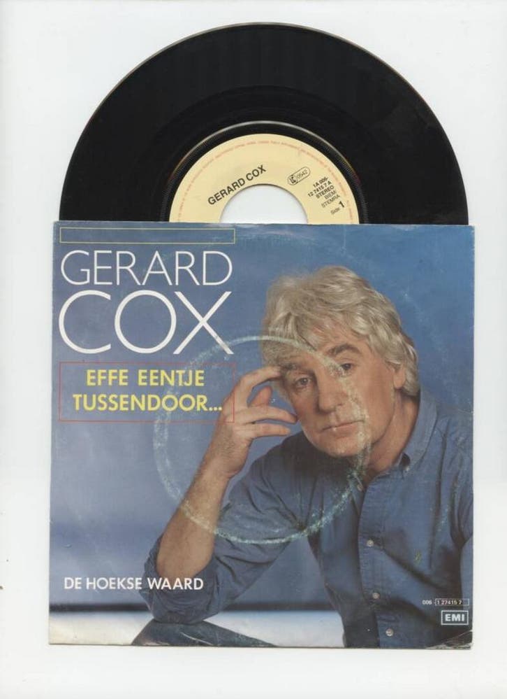 Gerard Cox – Effe Eentje Tussendoor / De Hoekse Waard (1-7-, Cd's en Dvd's, Vinyl Singles, Ophalen of Verzenden