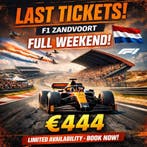 F1 Zandvoort 2026 Entreekaart - (Vrijdag t/m zondag)- Duinka