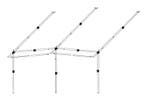 Dorema Frame Voortent President/Smaragd Staal Easygrip 28mm, Nieuw