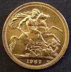 Verenigd Koninkrijk. Sovereign 1967 Elizabeth II, Postzegels en Munten, Munten | Europa | Niet-Euromunten