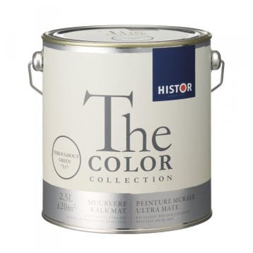 Histor The Color Collection KALKMAT - Throughout Green 75..., Nieuw, Ophalen of Verzenden, Verf, Minder dan 5 liter