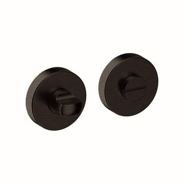 Shuffle toilet-/badkamersluiting rond - zwart, Verzenden, Nieuw