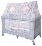 Lorelli Sweet Home Grey Campingbed met Dakje, Kinderen en Baby's, Verzenden, Nieuw