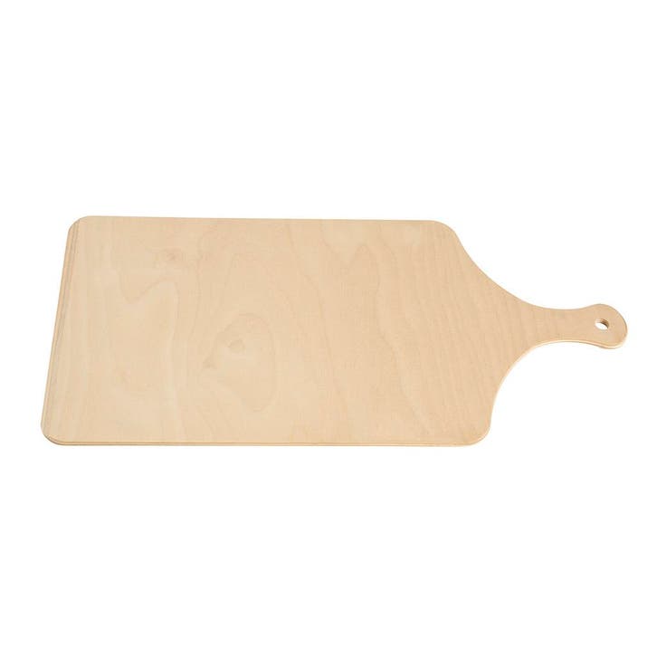 Pizzaschep Berkenhout Rechthoek 45x23cm, Hobby en Vrije tijd, Taarten en Cupcakes maken, Nieuw, Verzenden